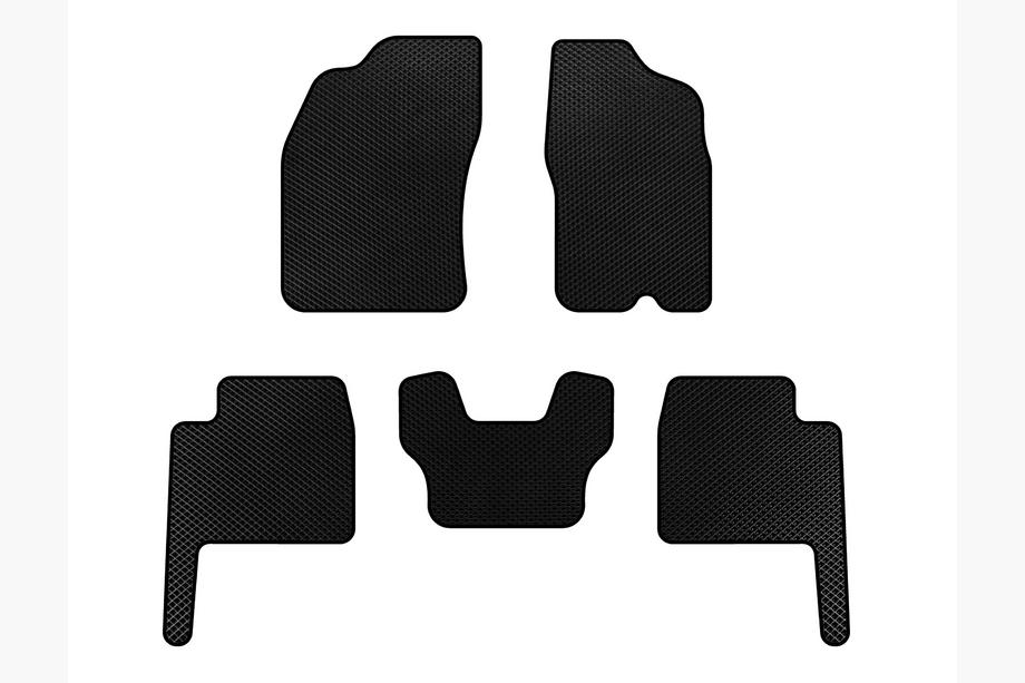 Dodge Durango 2004-2009 гг. Коврики EVA (Черный) Image
