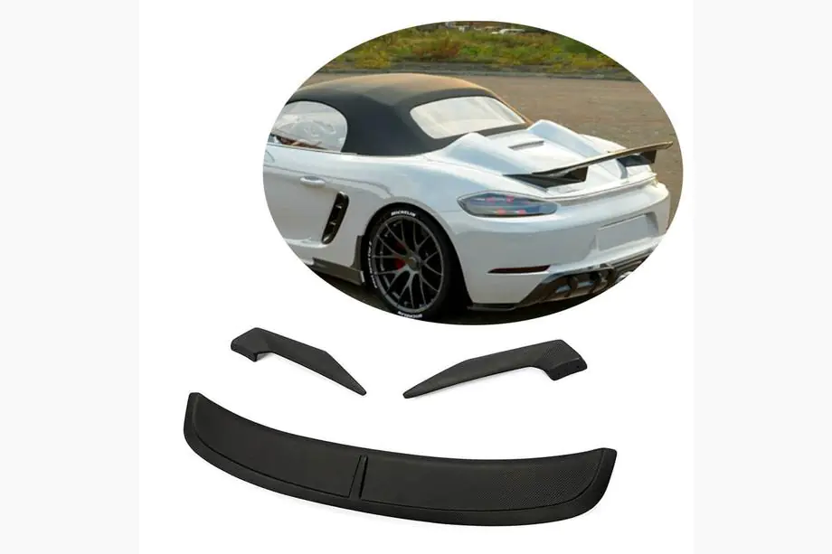 Porsche Boxster/Cayman 982 (718) 2016- гг. Спойлер V3 (для Boxster, Карбон) Image