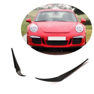 Накладки на передний бампер V1 (для GT3 (RS) 2014-2015, Карбон) Porsche 911 (991) 2011–2019 гг. фото 1