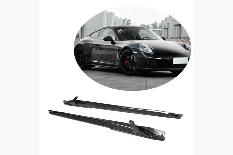 Porsche 911 (991) 2011–2019 гг. Боковые пороги (Карбон) Фото 1