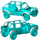 Расширители арок (Карбон) фото 2