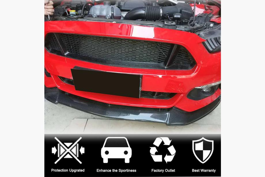 Ford Mustang 2015-2023 гг. Решетка радиатора (2015-2017, Карбон) Фото 2
