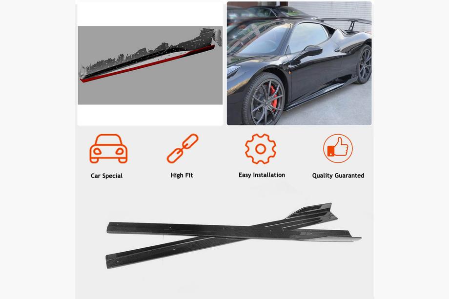Ferrari 458 Italia 2009-2015 гг. Боковые Пороги (2011-2013, Карбон) Фото 2
