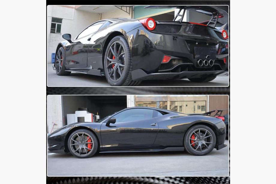 Ferrari 458 Italia 2009-2015 гг. Боковые Пороги (2011-2013, Карбон) Фото 4