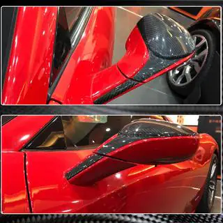 Накладки на Зеркала (Карбон) Ferrari 458 Italia 2009-2015 гг. фото 4