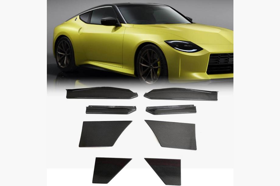 Nissan 400Z 2022- гг. Боковые пороги (Карбон) Image