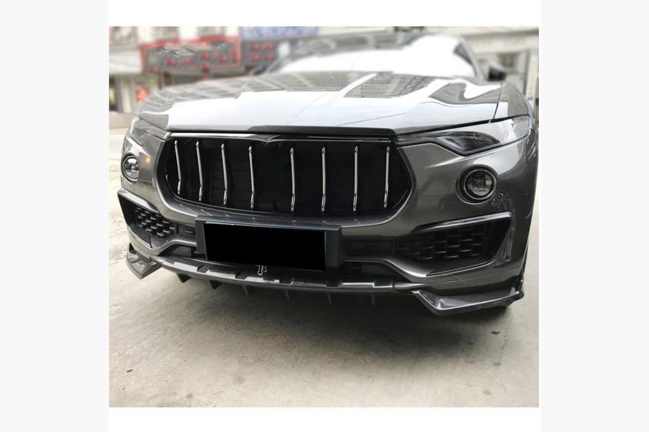 Maserati Levante 2016- гг. Карбоновые флапсы переднего бампера (для Base/S) Фото 3