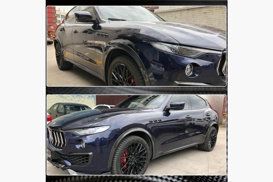 Maserati Levante 2016- гг. Накладки на передние крылья (Карбон) Фото 4