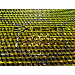 Виброизоляционный лист ULTIMATE EXPERT COLD GOLD 2,1 мм (50x35 см) фото 2