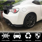 Subaru BRZ 2012-2021 гг. Накладка на Задний Бампер V1 (Карбон) фото 2
