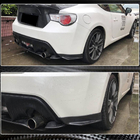 Subaru BRZ 2012-2021 гг. Накладка на Задний Бампер V1 (Карбон) фото 3