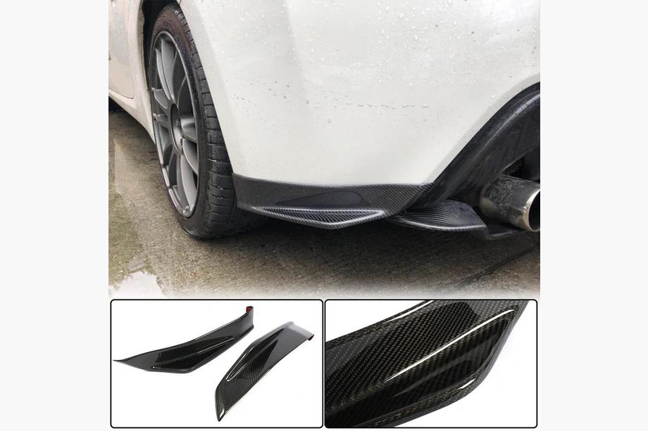 Subaru BRZ 2012-2021 гг. Накладка на Задний Бампер V1 (Карбон) Image