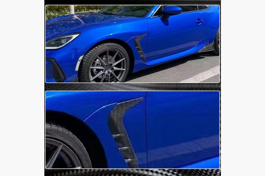 Subaru BRZ 2021- гг. Карбоновые накладки на крылья Фото 4