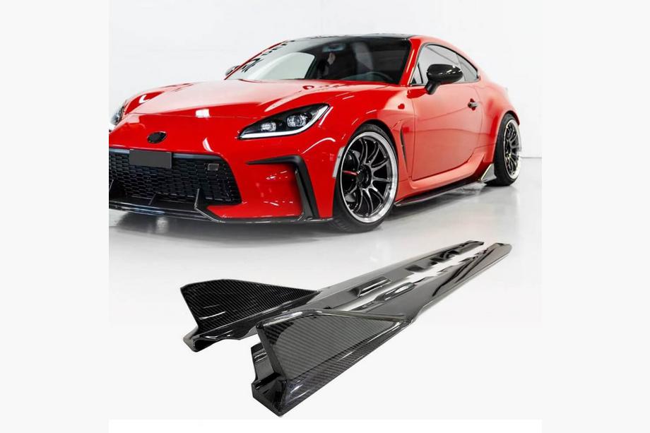 Subaru BRZ 2021- гг. Боковые Пороги V3 (Карбон) Image