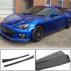 Subaru BRZ 2012-2021 гг. Боковые Пороги V2 (Карбон) фото 1