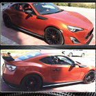 Subaru BRZ 2012-2021 гг. Боковые Пороги V2 (Карбон) фото 3