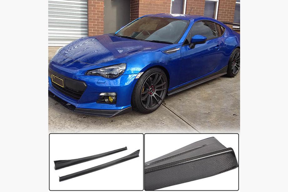 Subaru BRZ 2012-2021 гг. Боковые Пороги V2 (Карбон) Image