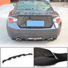 Subaru BRZ 2012-2021 гг. Диффузор заднего бампера V2 (Карбон) фото 1