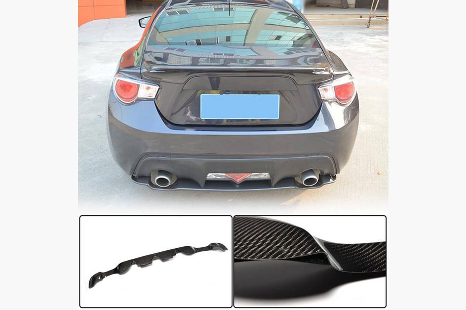 Subaru BRZ 2012-2021 гг. Диффузор заднего бампера V2 (Карбон) Image
