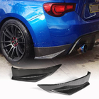 Subaru BRZ 2012-2021 гг. Накладки на Задний Бампер V2 (Карбон) фото 1