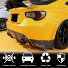 Subaru BRZ 2012-2021 гг. Накладки на Задний Бампер V2 (Карбон) фото 3