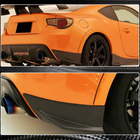 Subaru BRZ 2012-2021 гг. Накладки на Задний Бампер V2 (Карбон) фото 5