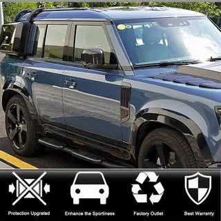 Накладки на Зеркала (Карбон) Land Rover Defender 2019- гг. фото 2