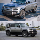 Land Rover Defender 2019- гг. Расширители арок (Bushwacker, 6 шт., карбон) фото 3
