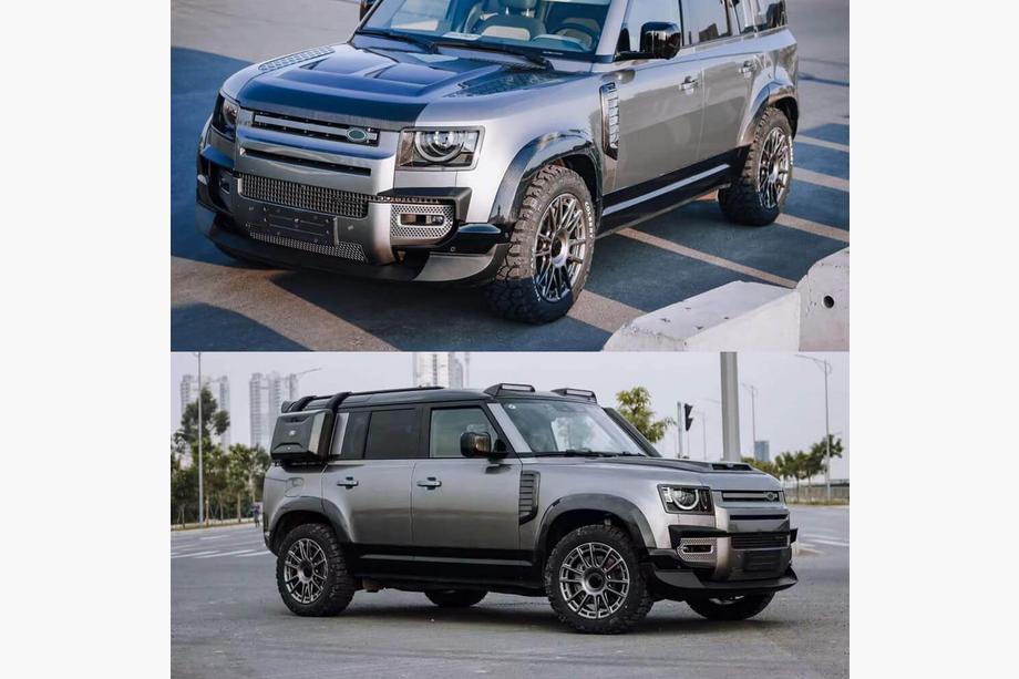 Land Rover Defender 2019- гг. Расширители арок (Bushwacker, 6 шт., карбон) Фото 3