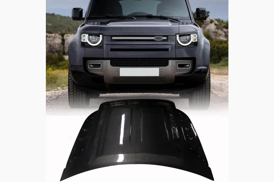 Land Rover Defender 2019- гг. Капот V1 (Карбон) Image