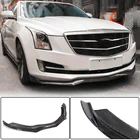 Cadillac ATS 2012-2019 гг. Накладка на Передний Бампер Lip (для Base, Карбон) фото 1