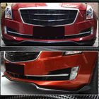 Cadillac ATS 2012-2019 гг. Накладка на Передний Бампер Lip (для Base, Карбон) фото 3