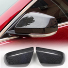 Cadillac ATS 2012-2019 гг. Накладки на Зеркала (Карбон) фото 1