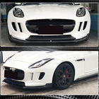 Jaguar F-Type 2013-2024 гг. Накладка на передний бампер Lip (2013-2016, Карбон) фото 3