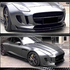 Jaguar F-Type 2013-2024 гг. Накладка на передний бампер Lip (2013-2016, Карбон) фото 4