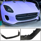 Jaguar F-Type 2013-2024 гг. Накладка на передний бампер Lip (для Base 2017-2019, Карбон) фото 1