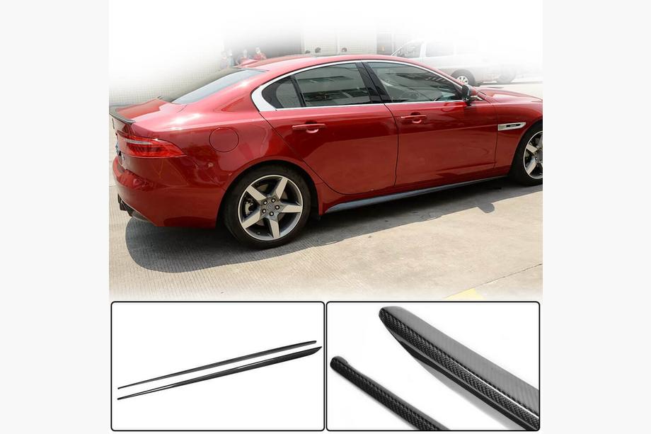 Jaguar XE 2016- гг. Боковые Пороги (2015-2019, Карбон) Фото 1