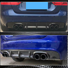 Jaguar XE 2016- гг. Диффузор заднего бампера V1 (2015-2019, Карбон) фото 3
