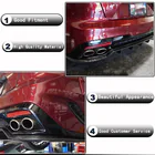 Kia Stinger 2017-2023 гг. Диффузор Заднего Бампера (Карбон) фото 2
