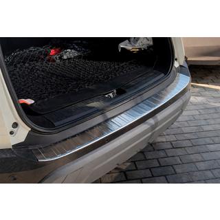Накладка на задний бампер Carmos (для e-Power, нержавеющая сталь, матовая) Nissan X-trail T33/Rogue 2022- гг. фото 1