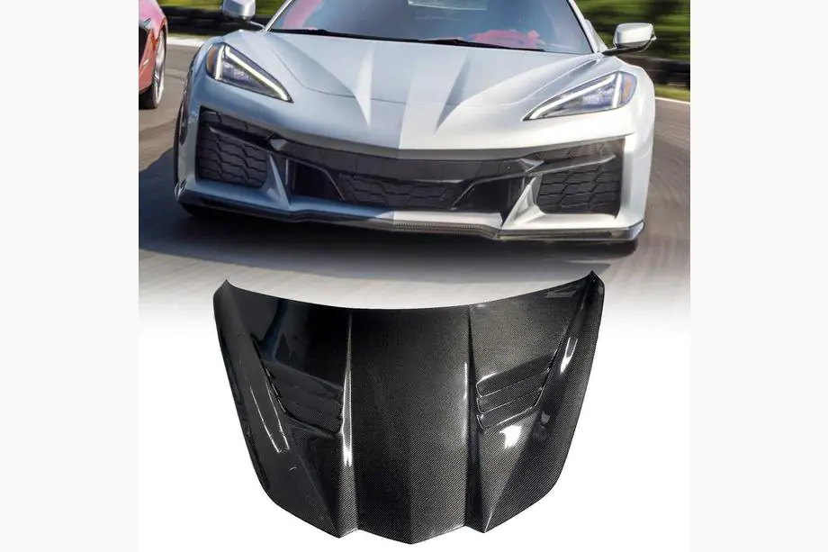 Chevrolet Corvette C8 2019- гг. Капот (для Z06, 2022-2024, Карбон) Image