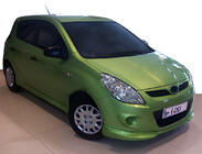Hyundai I-20 2008-2012 гг. Передняя нижняя накладка (под покраску) фото 1