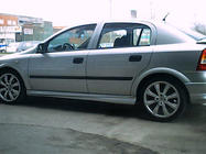Opel Astra G classic 1998-2012 гг. Боковые пороги HB (под покраску) фото 4