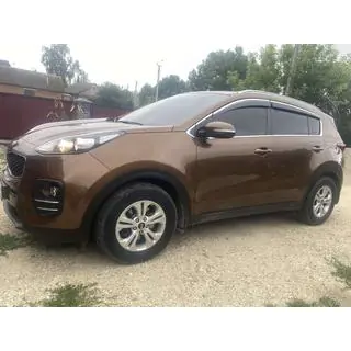 Ветровики с хромированным молдингом Niken Luxury (4 шт)