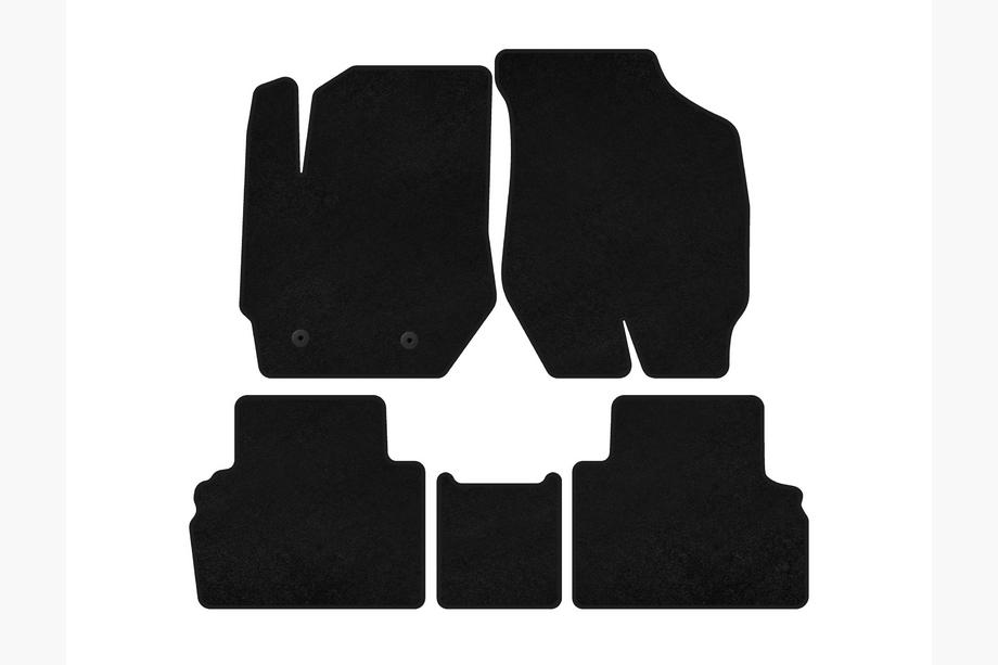 Ford Escape 2008-2013 гг. Текстильные коврики Deluxe (Черный) Фото 1