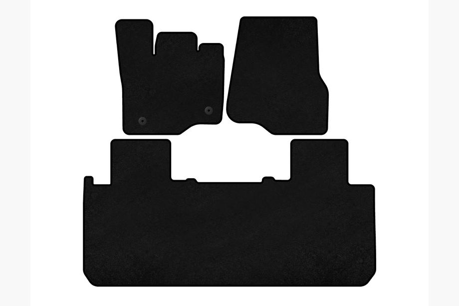 Ford F-150 2014-2021 гг. Текстильные коврики Deluxe (Черный) Фото 1