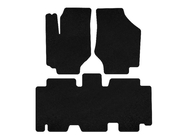 Hyundai Trajet 2000-2007 гг. Текстильные коврики Deluxe (Черный) фото 1