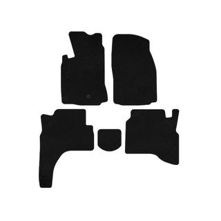 Текстильные коврики Deluxe (Черный) Mitsubishi Pajero Sport 1996-2007 гг. фото 1