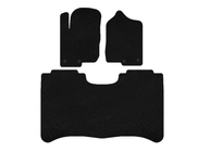 Nissan Titan 2004-2011 гг. Текстильные коврики Deluxe (Черный) фото 1