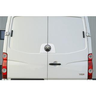 Обводка заднего логотипа (нержавейка) Mercedes Sprinter W906 2006–2018 гг. фото 1